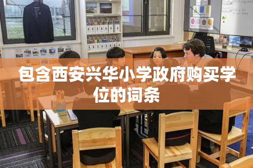 包含西安兴华小学政府购买学位的词条