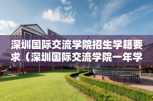 深圳国际交流学院招生学籍要求（深圳国际交流学院一年学费多少）