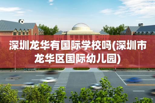 深圳龙华有国际学校吗(深圳市龙华区国际幼儿园)