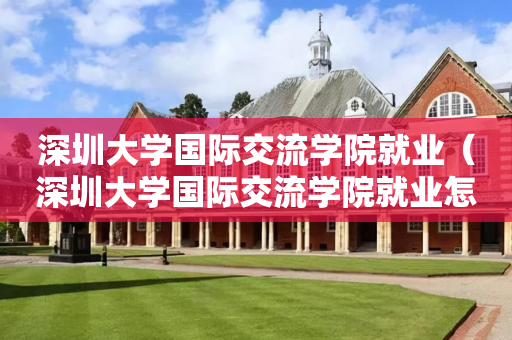 深圳大学国际交流学院就业（深圳大学国际交流学院就业怎么样）