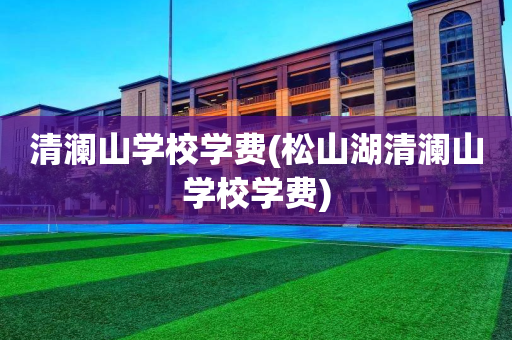 清澜山学校学费(松山湖清澜山学校学费)