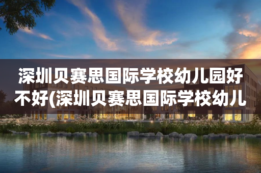 深圳贝赛思国际学校幼儿园好不好(深圳贝赛思国际学校幼儿园好不好进)