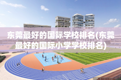 东莞最好的国际学校排名(东莞最好的国际小学学校排名)