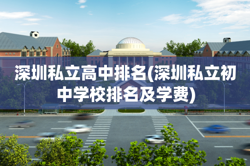 深圳私立高中排名(深圳私立初中学校排名及学费)