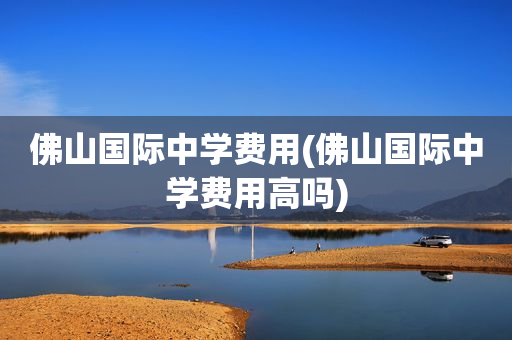 佛山国际中学费用(佛山国际中学费用高吗)