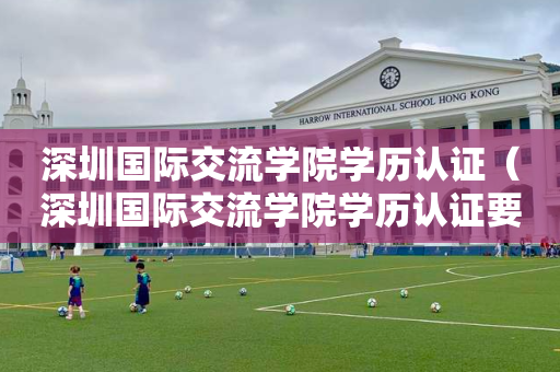 深圳国际交流学院学历认证（深圳国际交流学院学历认证要求）