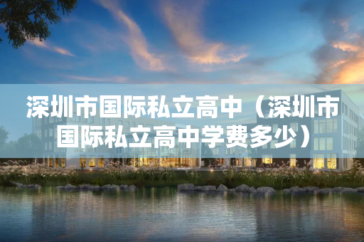 深圳市国际私立高中（深圳市国际私立高中学费多少）