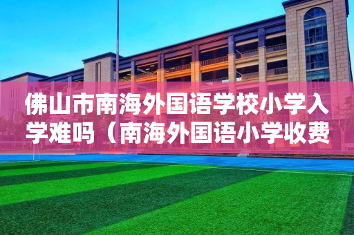 佛山市南海外国语学校小学入学难吗（南海外国语小学收费标准）