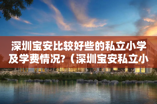 深圳宝安比较好些的私立小学及学费情况?（深圳宝安私立小学校有哪些）
