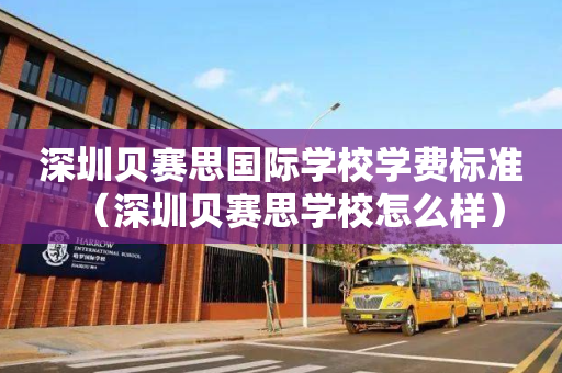 深圳贝赛思国际学校学费标准（深圳贝赛思学校怎么样）