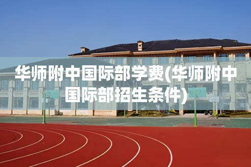 华师附中国际部学费(华师附中国际部招生条件)