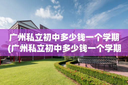 广州私立初中多少钱一个学期(广州私立初中多少钱一个学期啊)