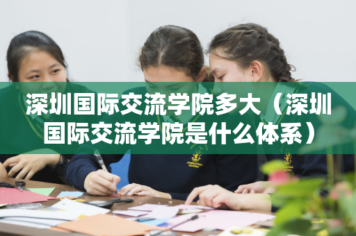 深圳国际交流学院多大（深圳国际交流学院是什么体系）