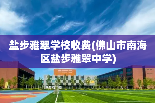 盐步雅翠学校收费(佛山市南海区盐步雅翠中学)