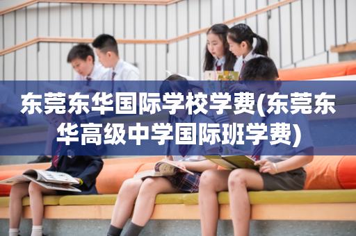 东莞东华国际学校学费(东莞东华高级中学国际班学费)
