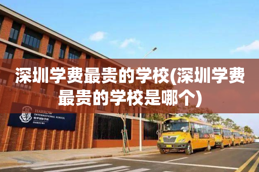 深圳学费最贵的学校(深圳学费最贵的学校是哪个)