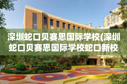 深圳蛇口贝赛思国际学校(深圳蛇口贝赛思国际学校蛇口新校区 建设单位)