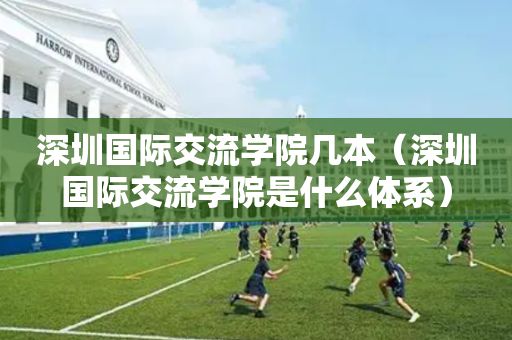深圳国际交流学院几本（深圳国际交流学院是什么体系）