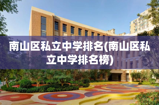 南山区私立中学排名(南山区私立中学排名榜)