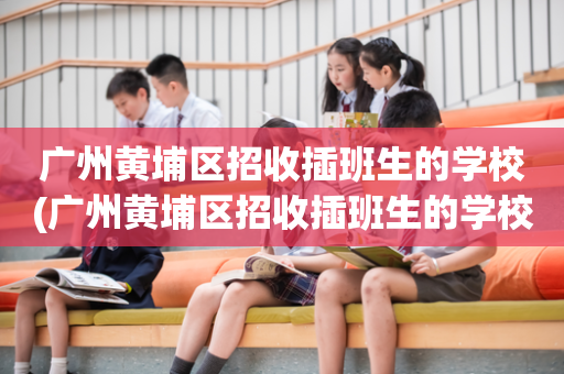 广州黄埔区招收插班生的学校(广州黄埔区招收插班生的学校名单)
