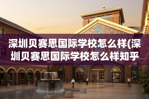 深圳贝赛思国际学校怎么样(深圳贝赛思国际学校怎么样知乎)