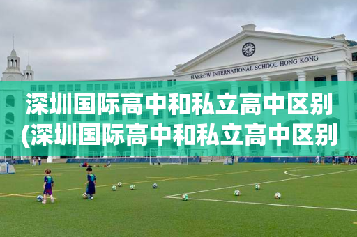 深圳国际高中和私立高中区别(深圳国际高中和私立高中区别大吗)
