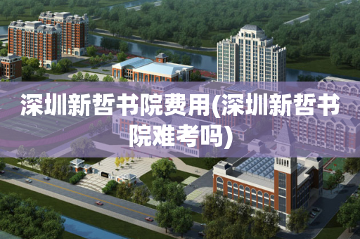 深圳新哲书院费用(深圳新哲书院难考吗)