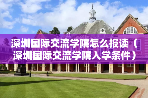 深圳国际交流学院怎么报读（深圳国际交流学院入学条件）