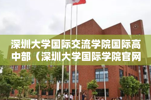 深圳大学国际交流学院国际高中部（深圳大学国际学院官网）