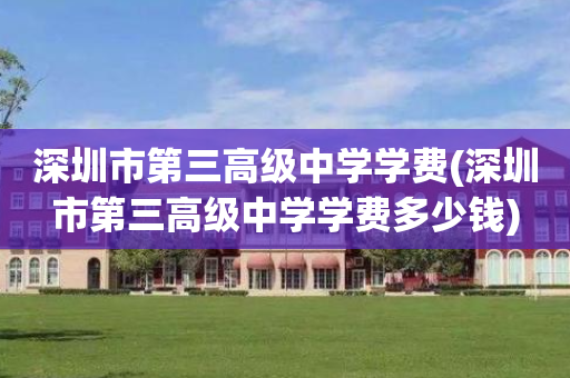 深圳市第三高级中学学费(深圳市第三高级中学学费多少钱)