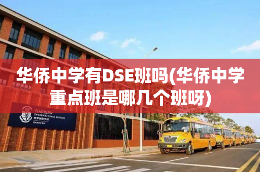 华侨中学有DSE班吗(华侨中学重点班是哪几个班呀)