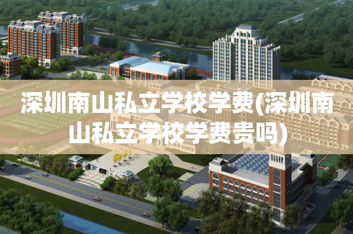 深圳南山私立学校学费(深圳南山私立学校学费贵吗)