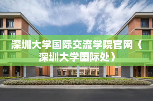 深圳大学国际交流学院官网（深圳大学国际处）