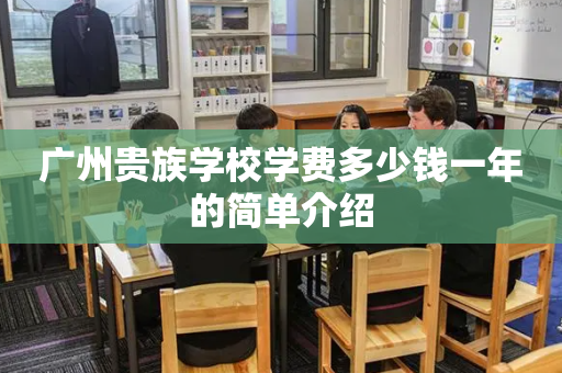 广州贵族学校学费多少钱一年的简单介绍