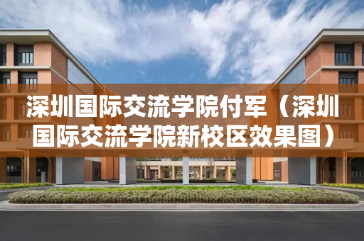 深圳国际交流学院付军（深圳国际交流学院新校区效果图）