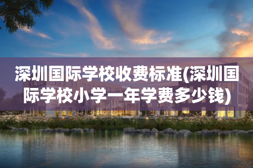 深圳国际学校收费标准(深圳国际学校小学一年学费多少钱)