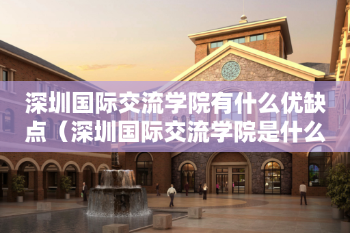 深圳国际交流学院有什么优缺点（深圳国际交流学院是什么体系）