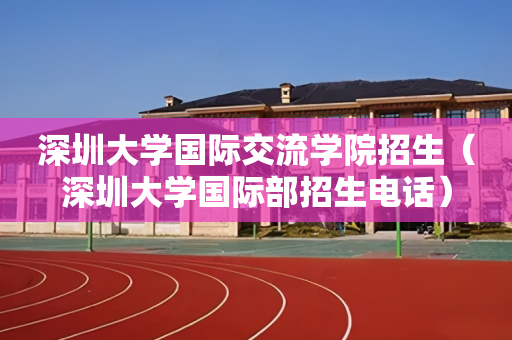 深圳大学国际交流学院招生（深圳大学国际部招生电话）