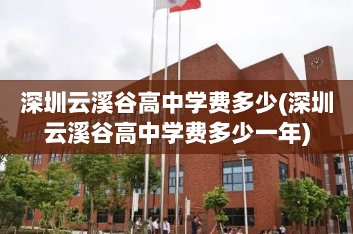 深圳云溪谷高中学费多少(深圳云溪谷高中学费多少一年)