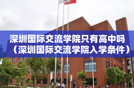 深圳国际交流学院只有高中吗（深圳国际交流学院入学条件）