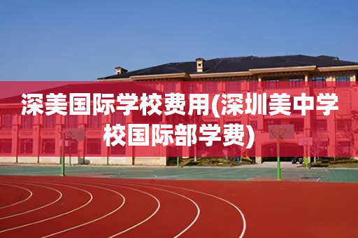 深美国际学校费用(深圳美中学校国际部学费)
