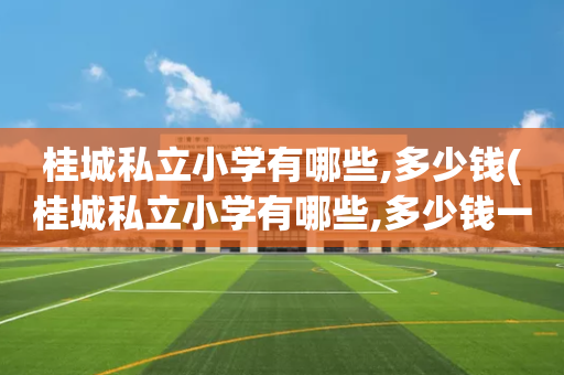 桂城私立小学有哪些,多少钱(桂城私立小学有哪些,多少钱一年学费)