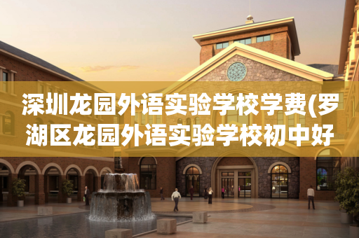 深圳龙园外语实验学校学费(罗湖区龙园外语实验学校初中好吗)