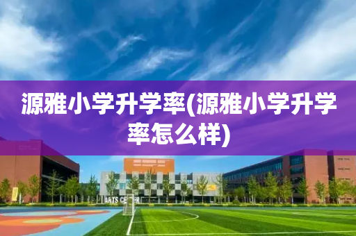 源雅小学升学率(源雅小学升学率怎么样)