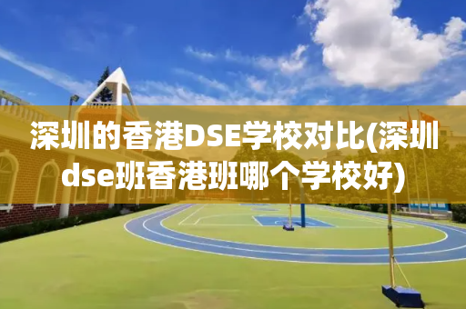 深圳的香港DSE学校对比(深圳dse班香港班哪个学校好)