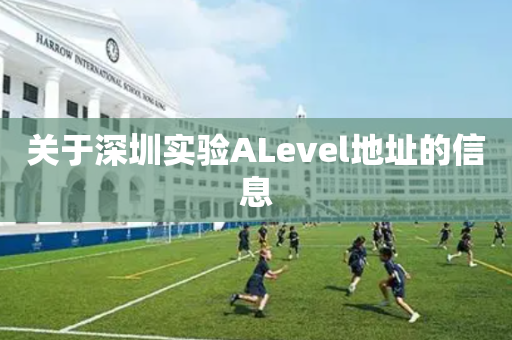 关于深圳实验ALevel地址的信息