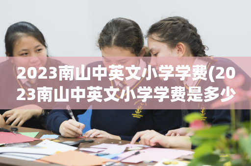 2023南山中英文小学学费(2023南山中英文小学学费是多少)