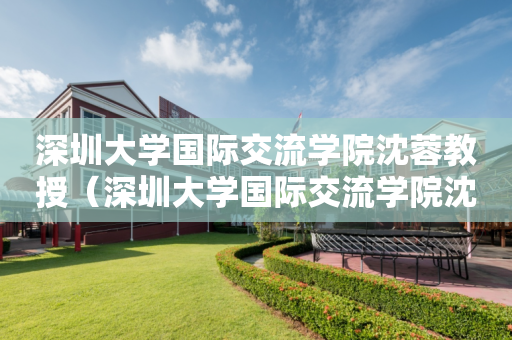 深圳大学国际交流学院沈蓉教授（深圳大学国际交流学院沈蓉教授简介）