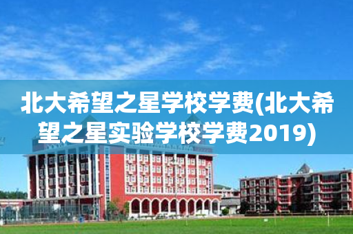 北大希望之星学校学费(北大希望之星实验学校学费2019)