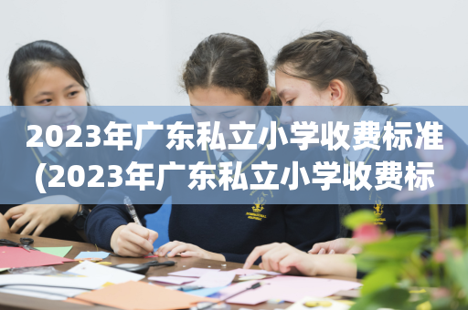2023年广东私立小学收费标准(2023年广东私立小学收费标准表)